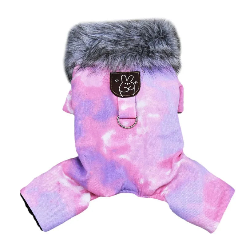 Winter Warm Pet Jumpsuit Romper for Chihuahua & Small Dogs