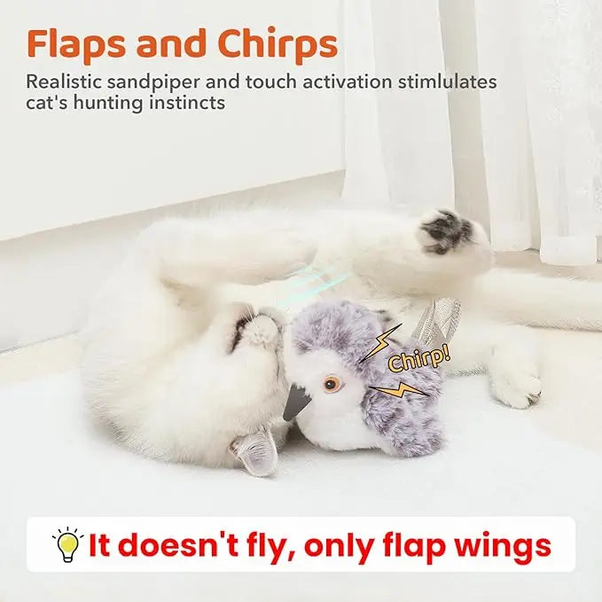 Cat Flapping Bird Toy – Interactive Catnip Kicker for All Breeds