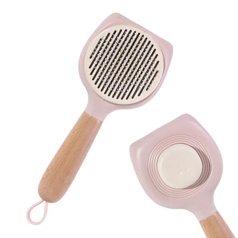 Self-Cleaning Dog Brush for Shedding & Dematting