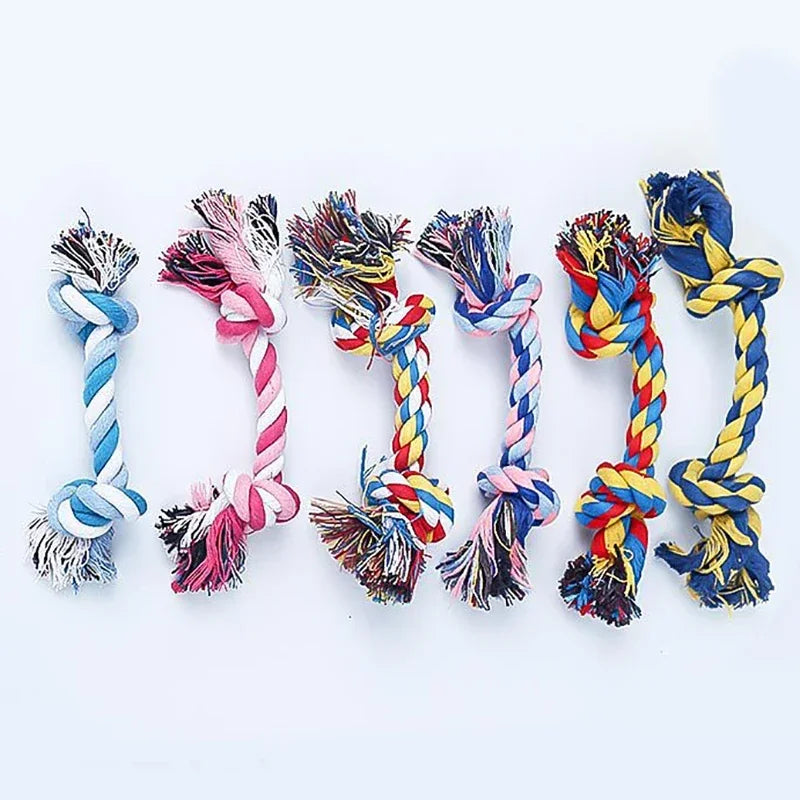 Durable Cotton Rope Pet Toy – Bite-Resistant Fun for Dogs & Cats