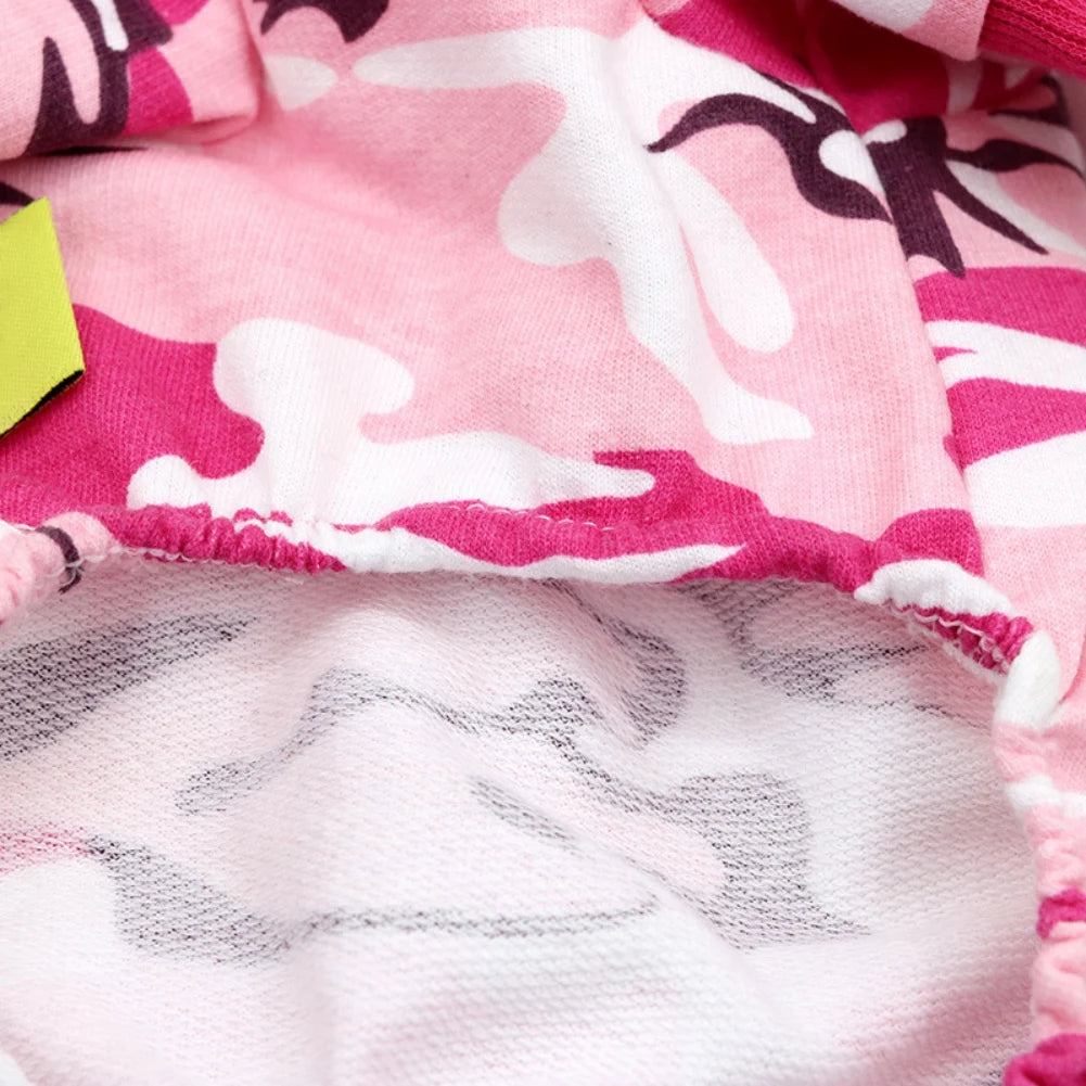 Soft Camouflage Dog Cat Jumpsuit – Cozy Puppy Pajamas