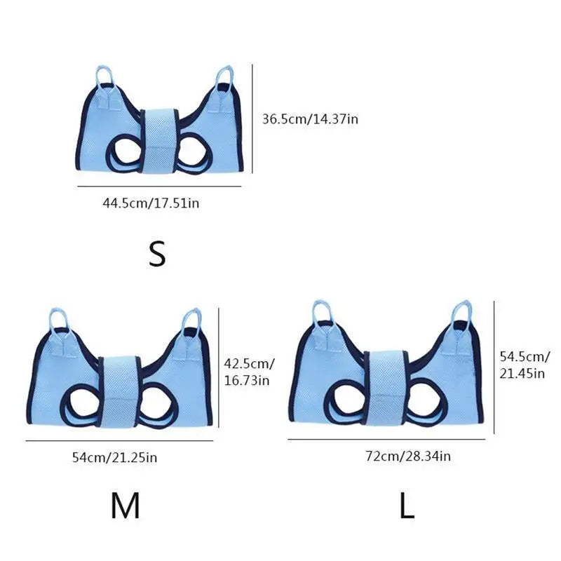 Dog Sling for Nail Trimming - Breathable Pet Hammock with Security Strap