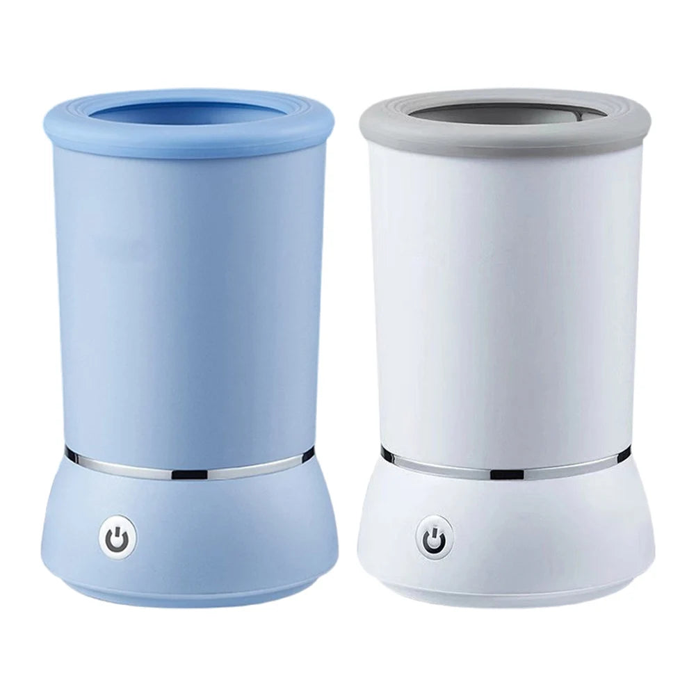 Automatic Pet Foot Washer Cup with Silicone Brush for Dogs & Cats