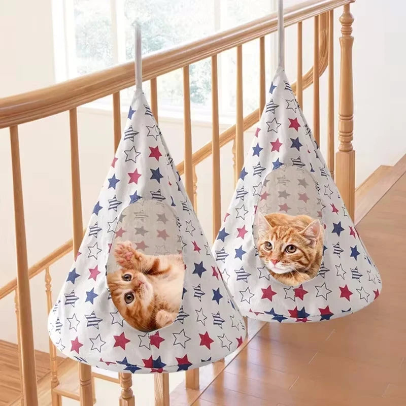 Hammock Cat Bed House Window Cushion Basket for Cats & Kittens