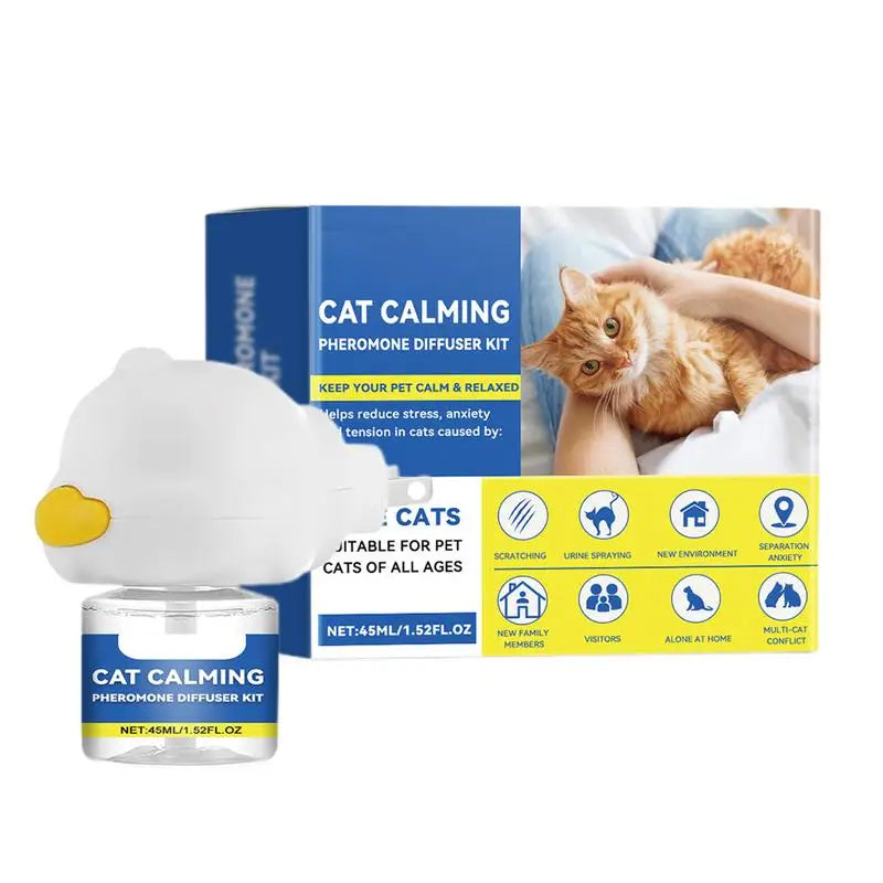 Cat Calming Diffuser 45ml Refill – Natural Pheromone Plug-in Relaxant