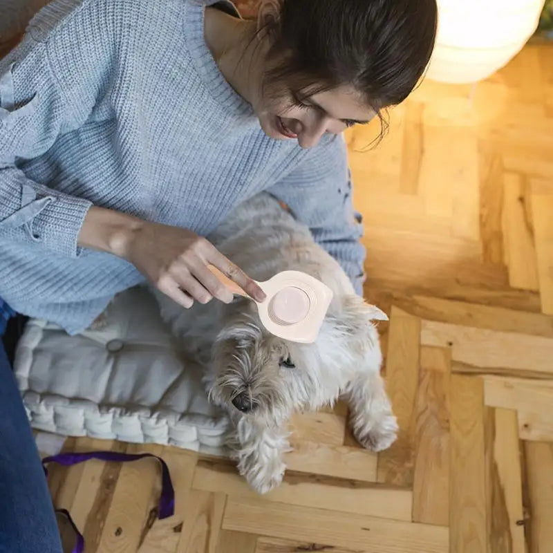 Self-Cleaning Dog Brush for Shedding & Dematting