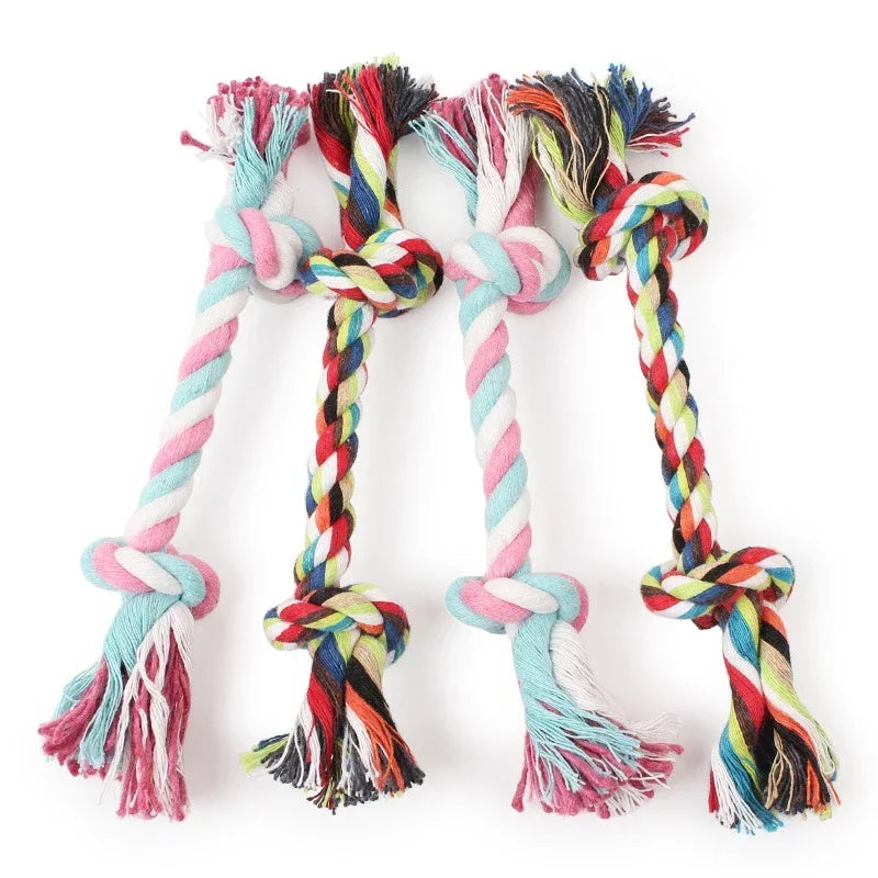 Durable Cotton Rope Pet Toy – Bite-Resistant Fun for Dogs & Cats