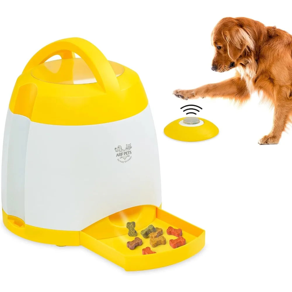 Pet Dog Treat Dispenser with Remote - Memory Training Activity Toy