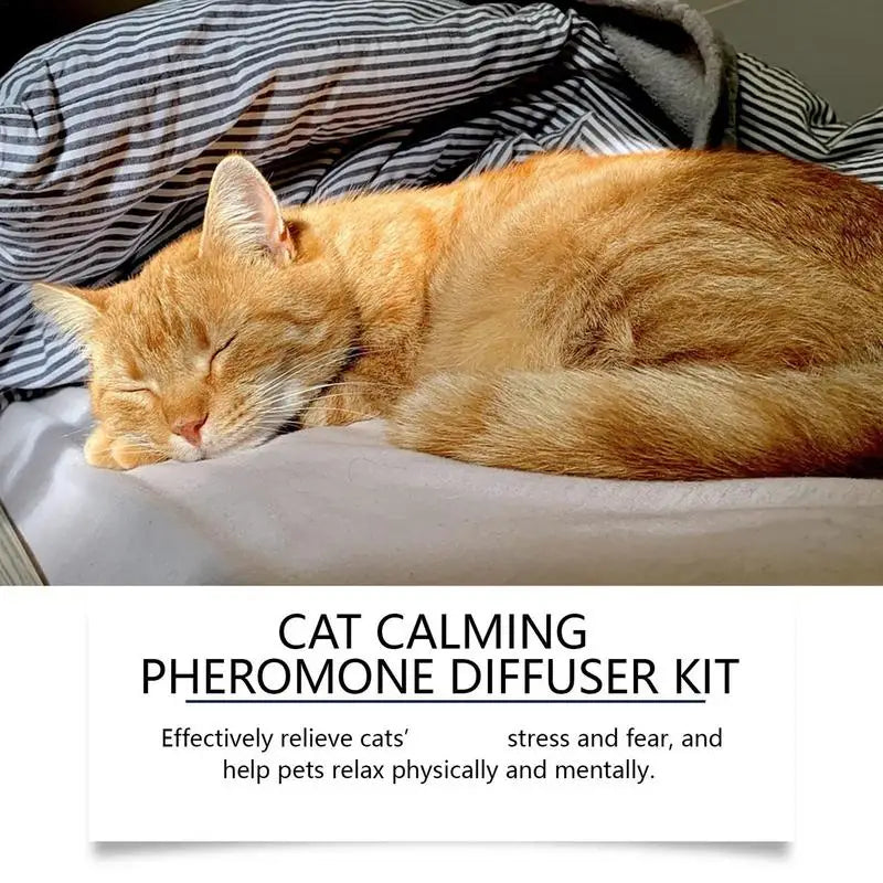 Cat Calming Diffuser 45ml Refill – Natural Pheromone Plug-in Relaxant