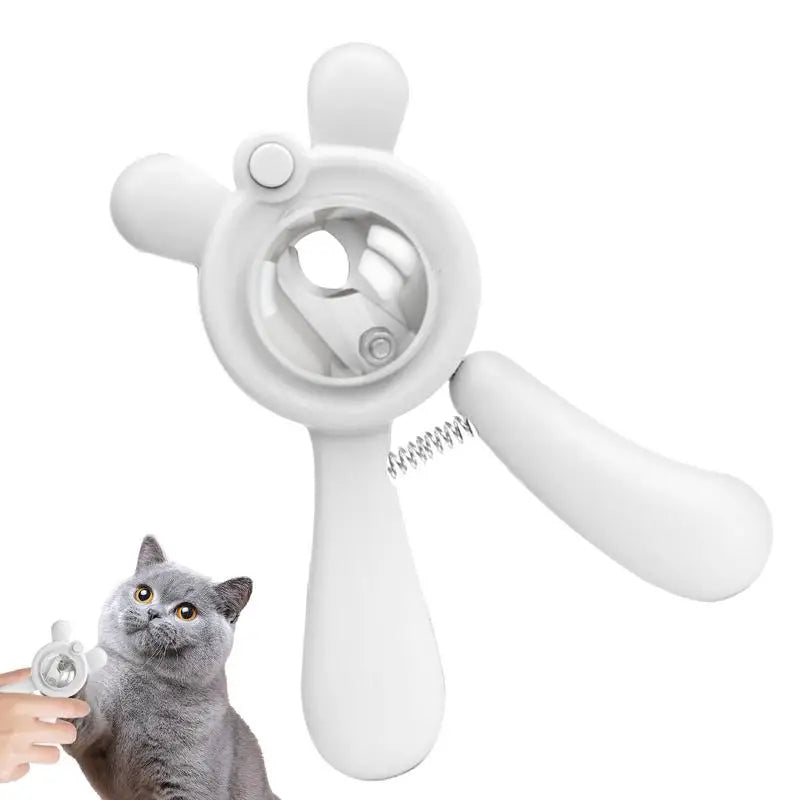 Cat Claw Trimmer with LED Light - Portable Pet Nail Clipper for Medium & Small Pets