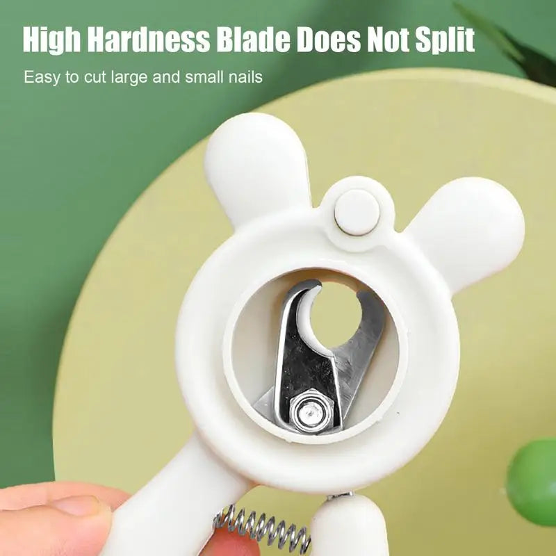 Cat Claw Trimmer with LED Light - Portable Pet Nail Clipper for Medium & Small Pets