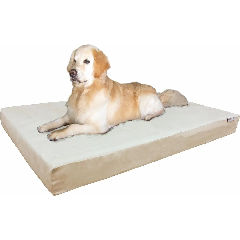 Premium Orthopedic Memory Foam Dog Bed for Large Dogs – Waterproof, Extra Cover, 55"X37"X4"