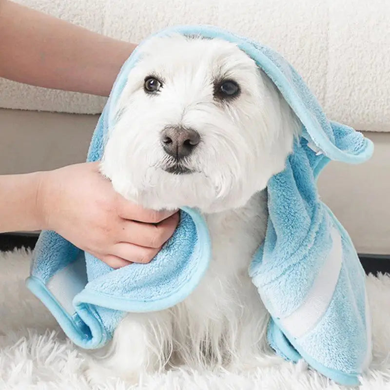 Dog Drying Coat Bathrobe Absorbent Towel for Pets