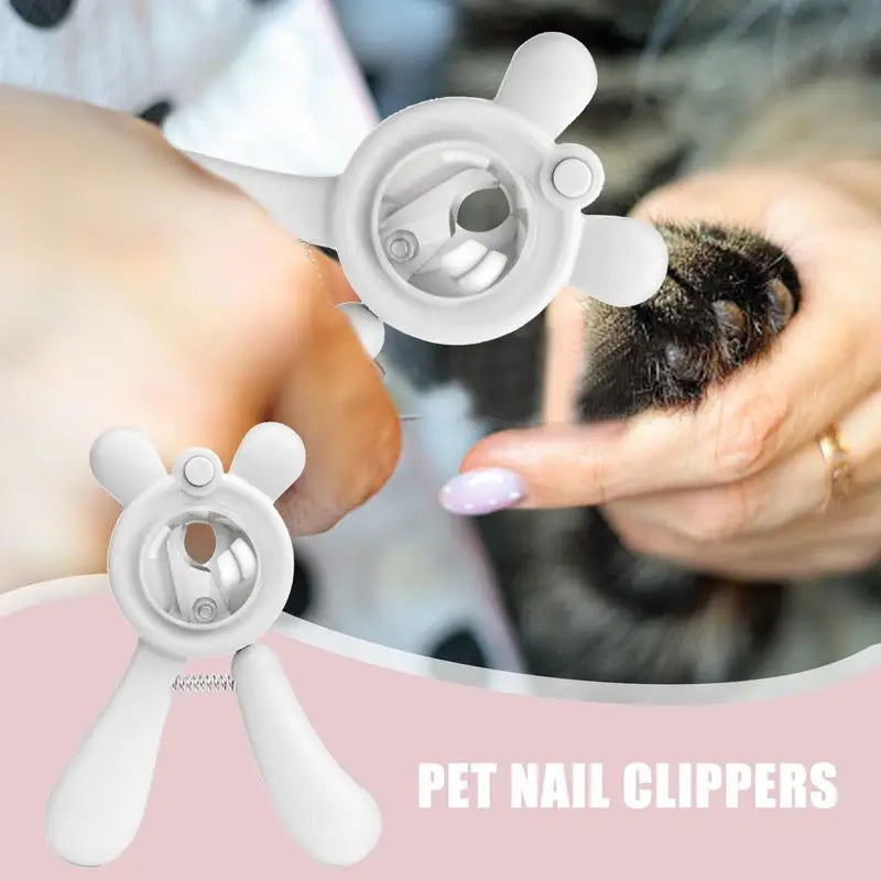Cat Claw Trimmer with LED Light - Portable Pet Nail Clipper for Medium & Small Pets