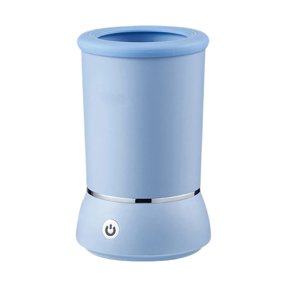 Automatic Pet Foot Washer Cup with Silicone Brush for Dogs & Cats